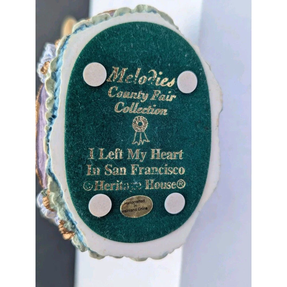 Heritage House Melodies County Fair Collection I Left My Heart In San Francisco